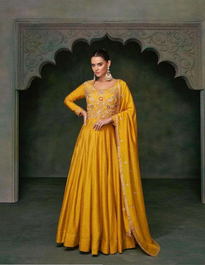 Sayuri Designer Bunaai D.no.5327 Latest Designer Anarkali Salwar Kameez