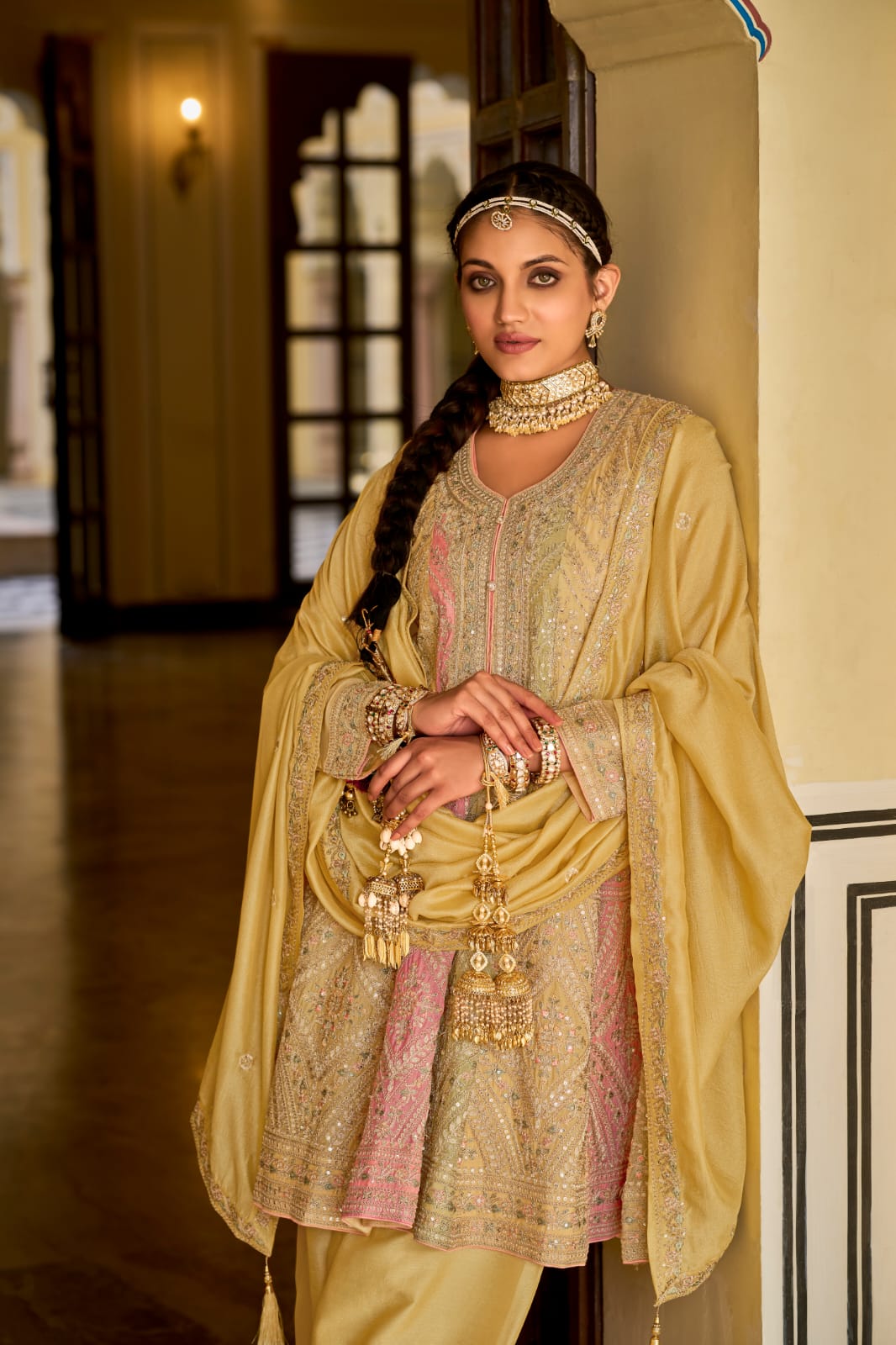 Eba Barbie Vol 3 Designer Embroidered Readymade Salwar Suit D.no.1676