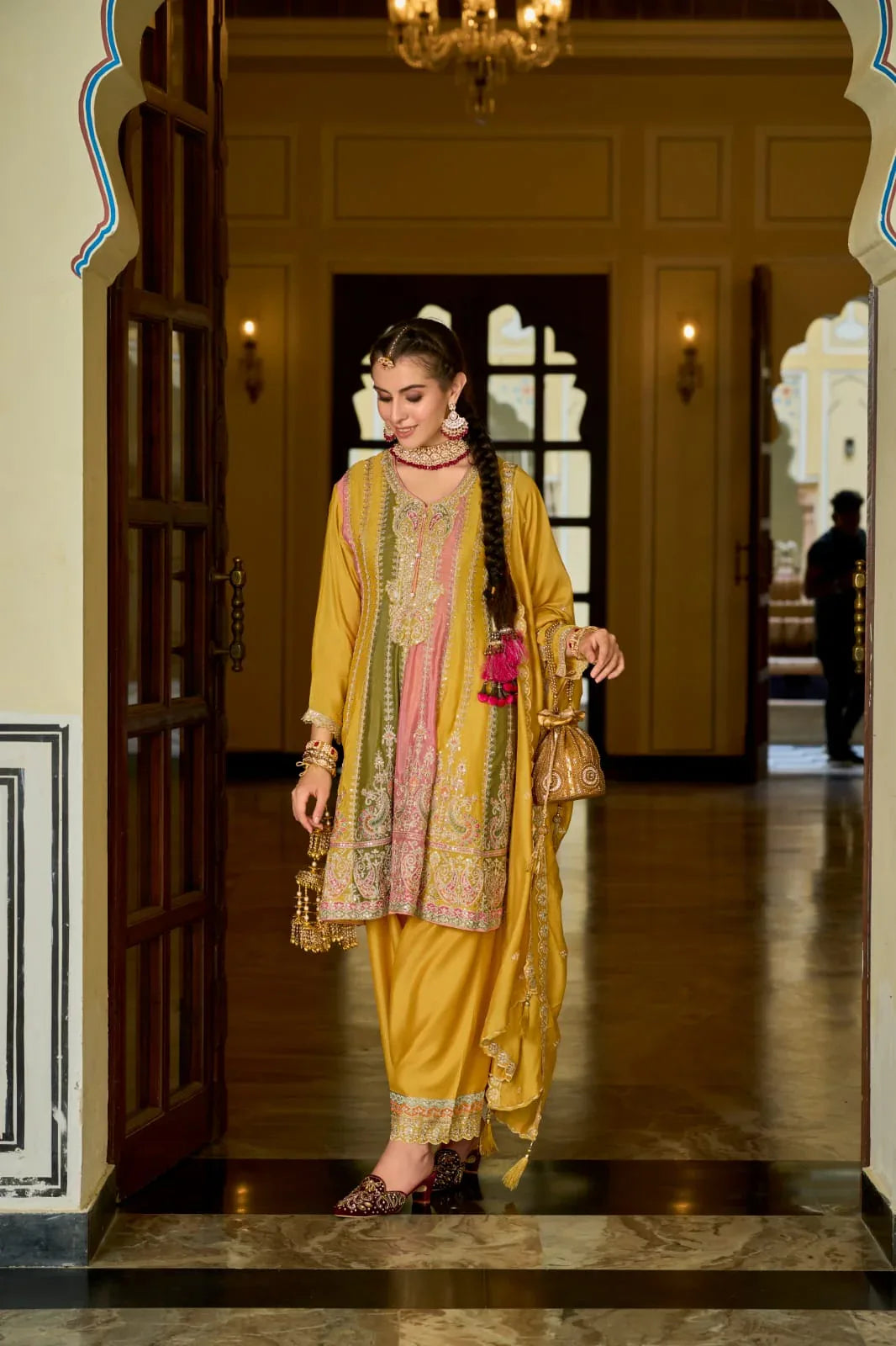 Eba Barbie Vol 3 Designer Embroidered Readymade Salwar Suit D.no.1677