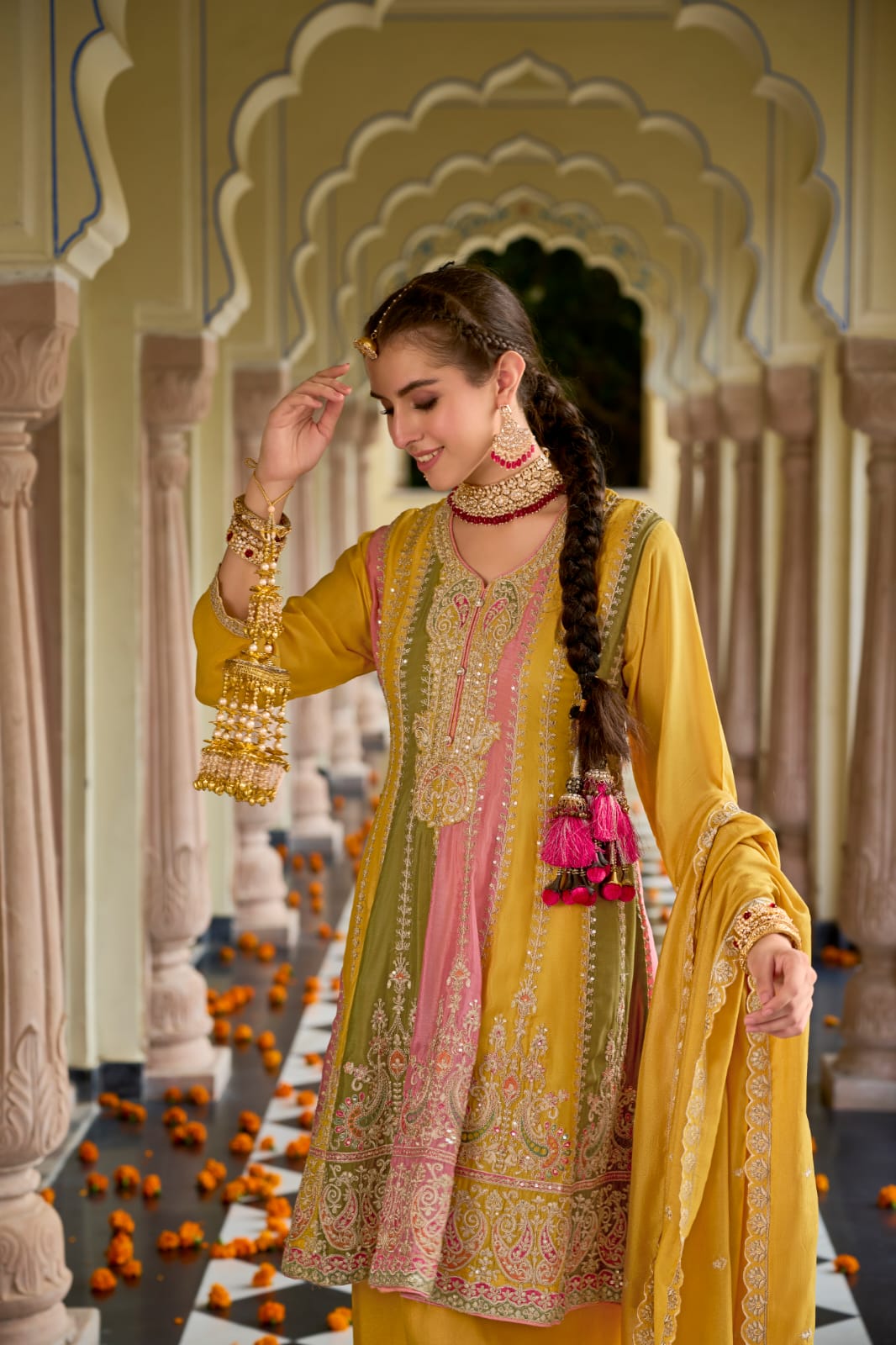 Eba Barbie Vol 3 Designer Embroidered Readymade Salwar Suit D.no.1677