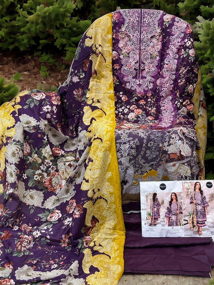 Beautiful Designer Pure Cotton Pakistani Suit D.No.1261