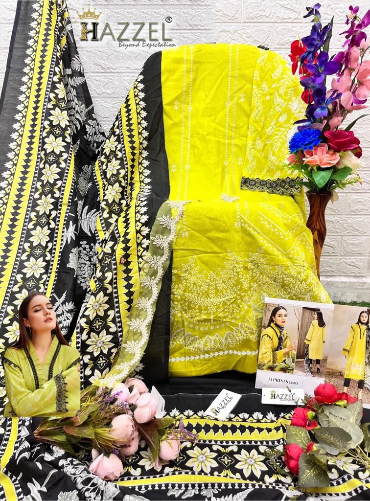 Hazzel M.Print Basics Pure Cotton Lawn D.No. 1003