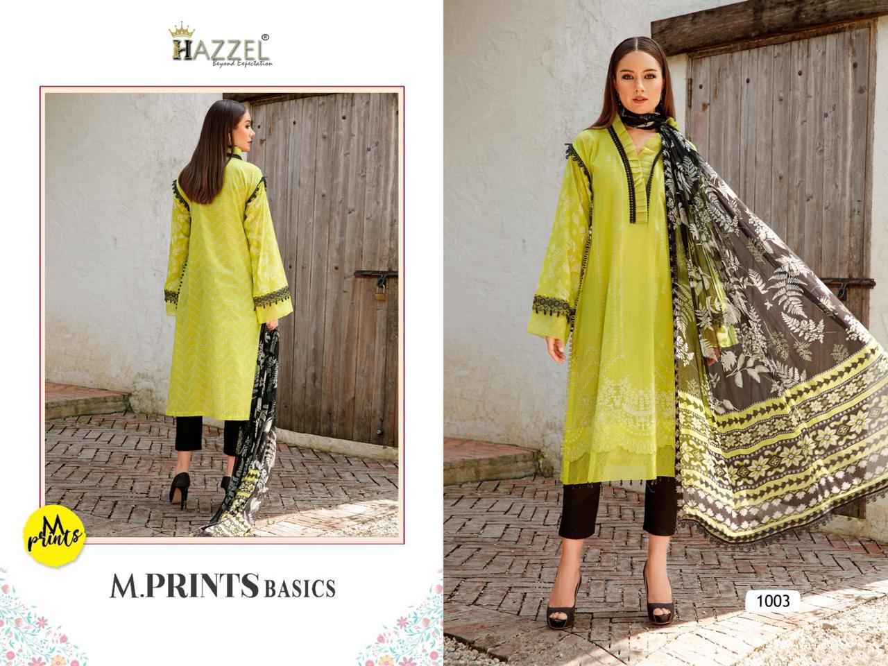 Hazzel M.Print Basics Pure Cotton Lawn D.No. 1003