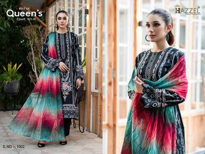Hazzel Best of Queen Court Vol-2 Designer Suit D.No. 1002