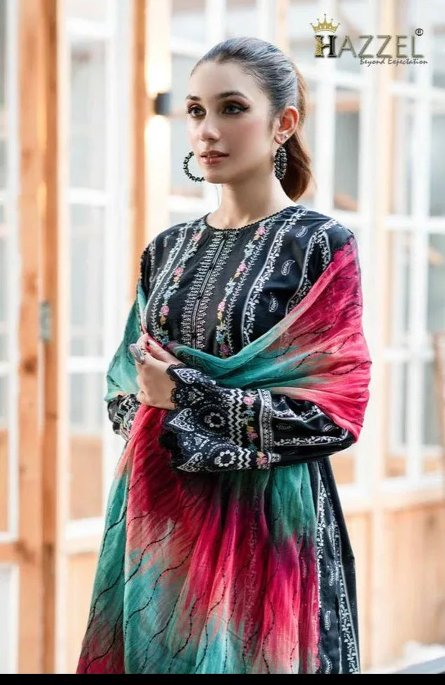 Hazzel Best of Queen Court Vol-2 Designer Suit D.No. 1002