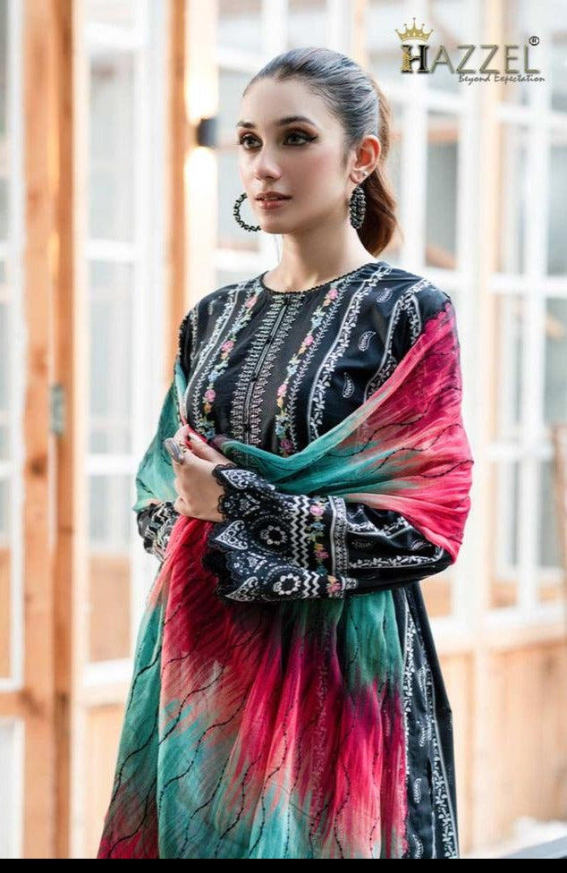 Hazzel Best of Queen Court Vol-2 Designer Suit D.No. 1002