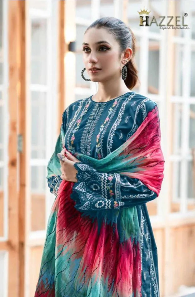 Hazzel Best of Queen Court Vol-2 Designer Suit D.No. 1001