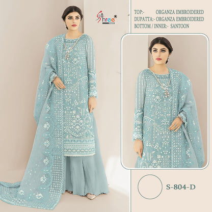 Shree Fab Presents Designer Pakistani Suit D.No. S-804-D