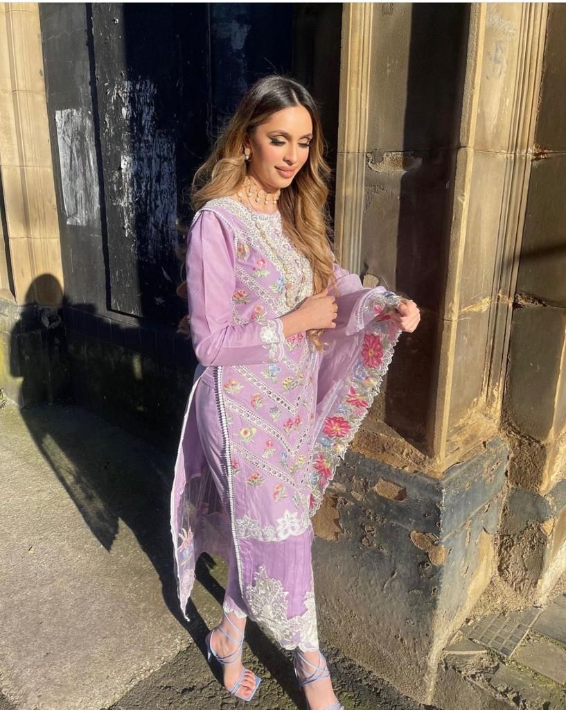 Charimson Vol-1 Designer Pakistani Suit D.No. 7019