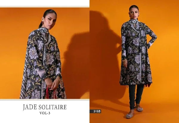 Shree Fab Jade Solitaire Vol-3 Designer Pakistani Suit D.No.3185