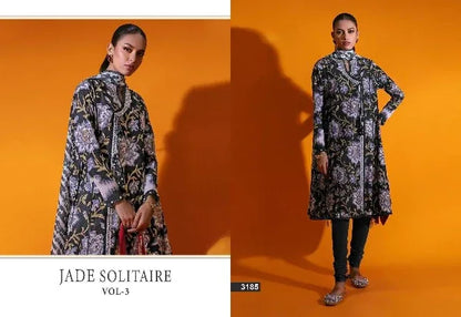 Shree Fab Jade Solitaire Vol-3 Designer Pakistani Suit D.No.3185