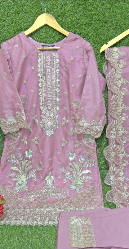 Ramsha Designer Readymade Pakistani Suit D.No.R-1123-C