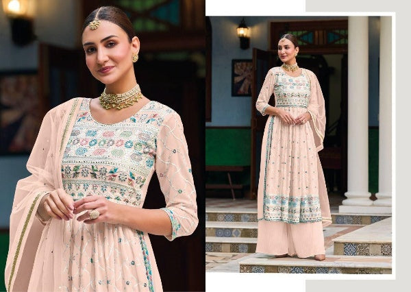 Eba Mehar Vol 3 Nyra Cut Readymade Suit D.No.1538