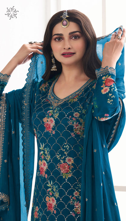 Vinay Kuleesh Sneh Heavy Embroidery Salwar Suit D.No.67201