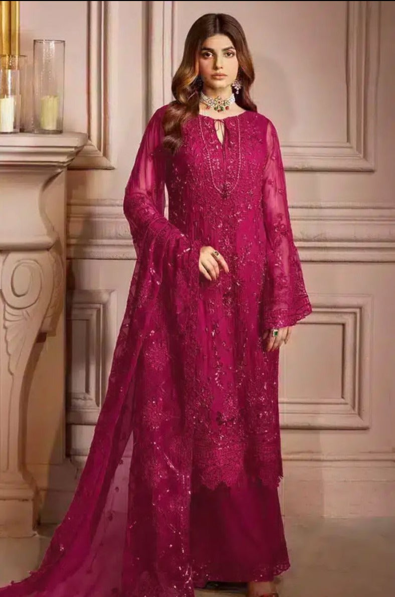 Saniya Trendz Designer Pakistani Suit D.No.7030-A