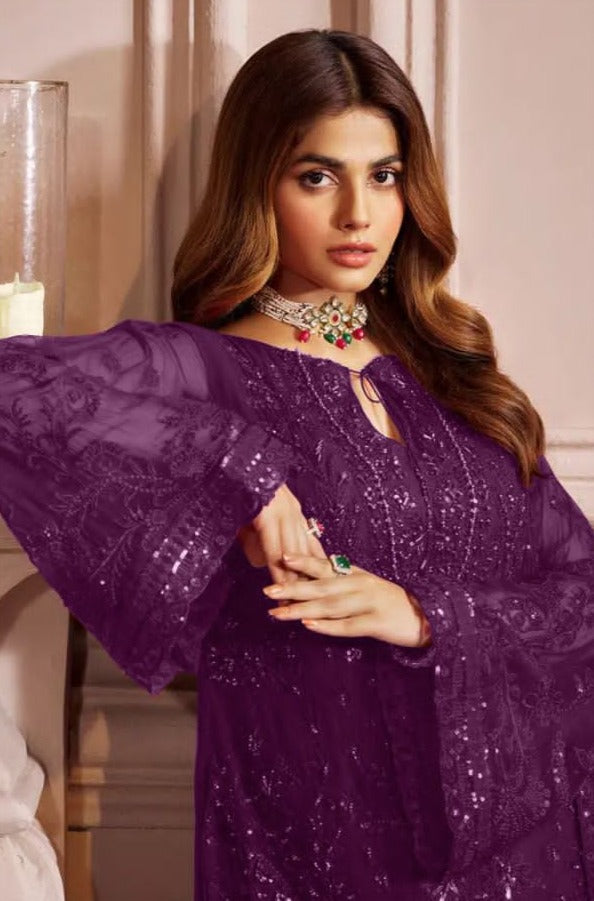 Saniya Trendz Designer Pakistani Suit D.No.7030-C