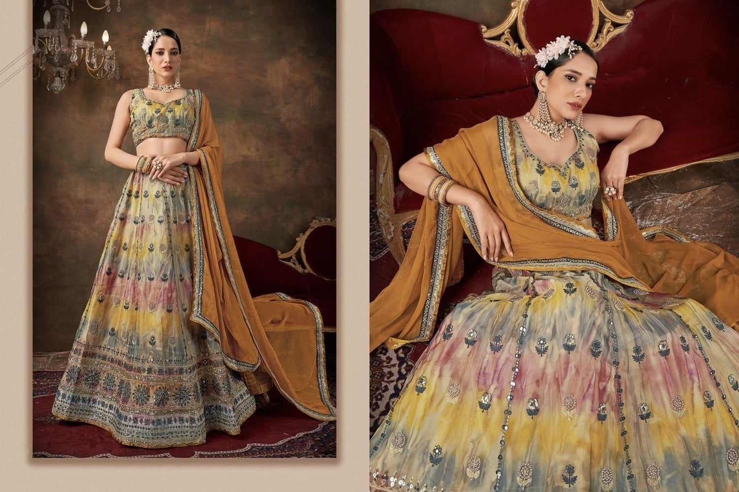 Beautiful Designer Wedding Lehenga Choli D.No.8007