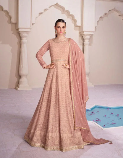 Sayuri Farida Georgette Designer Gown