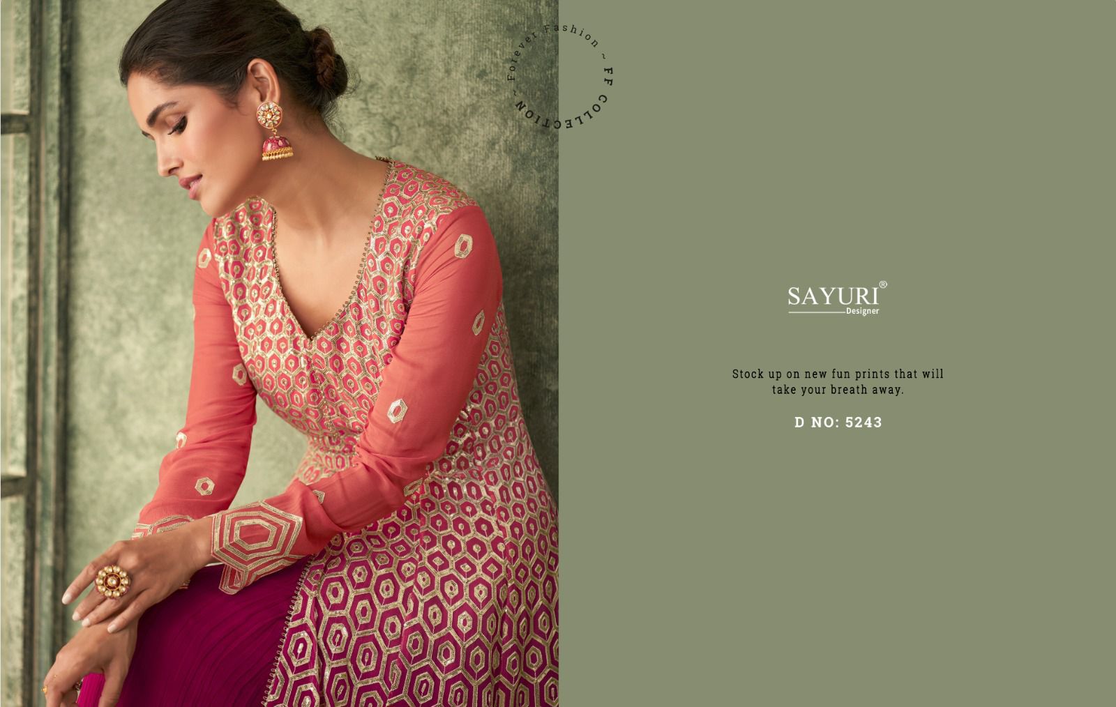 Sayuri Inayat Exclusive Fancy Designer Salwar Suit D.No.5243