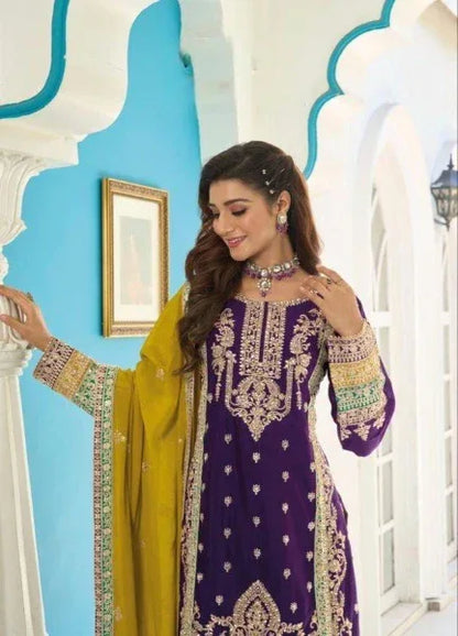 Designer Occasion Wear Apsara Pakistani Suit