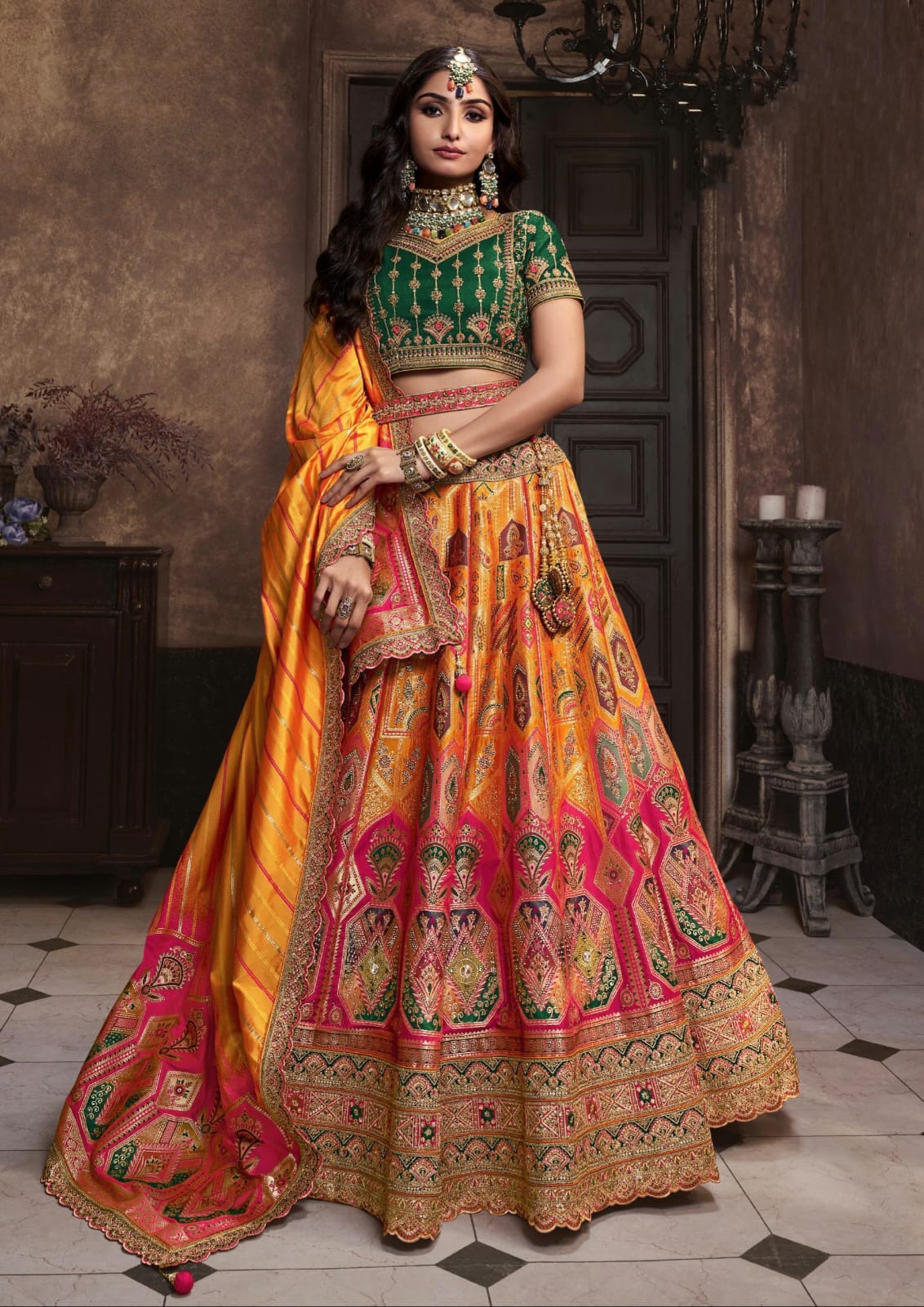 Beautiful Designer Wedding Wear Lehenga Choli