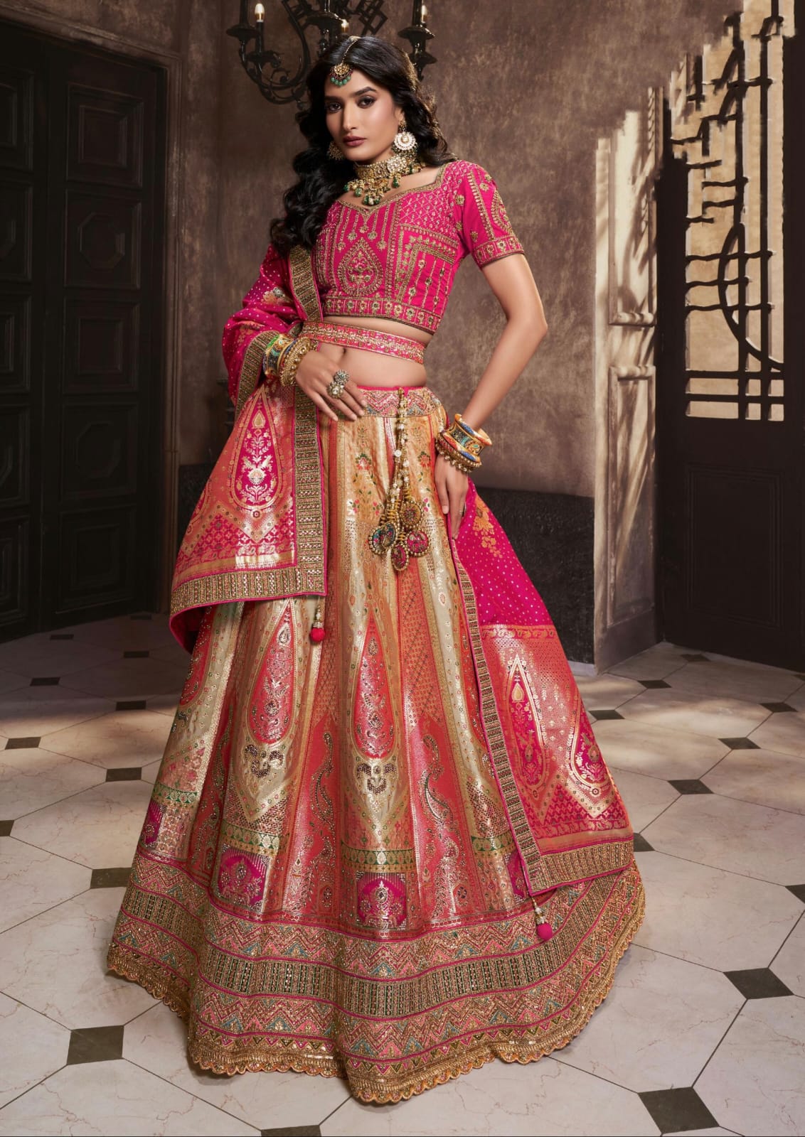 Beautiful Designer Wedding Wear Lehenga Choli