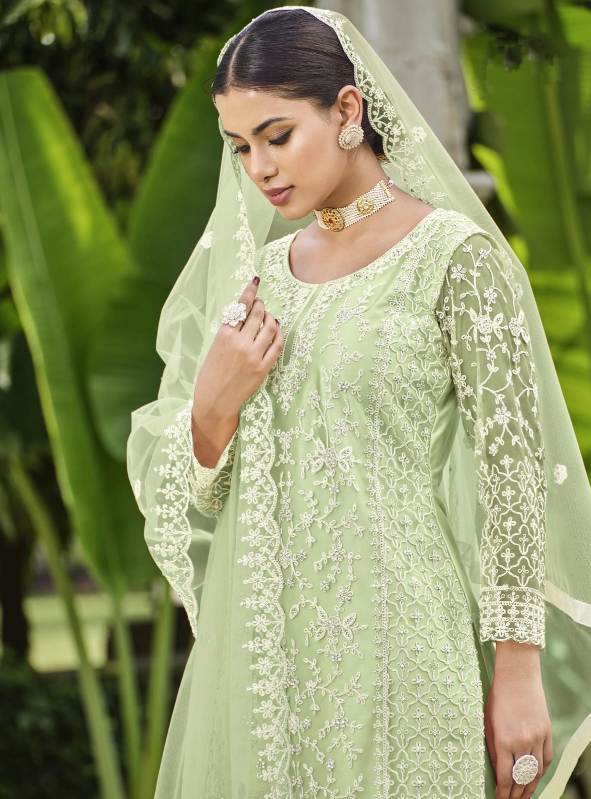 Designer Occasion Wear Pakistani Suit D.No.2093-A