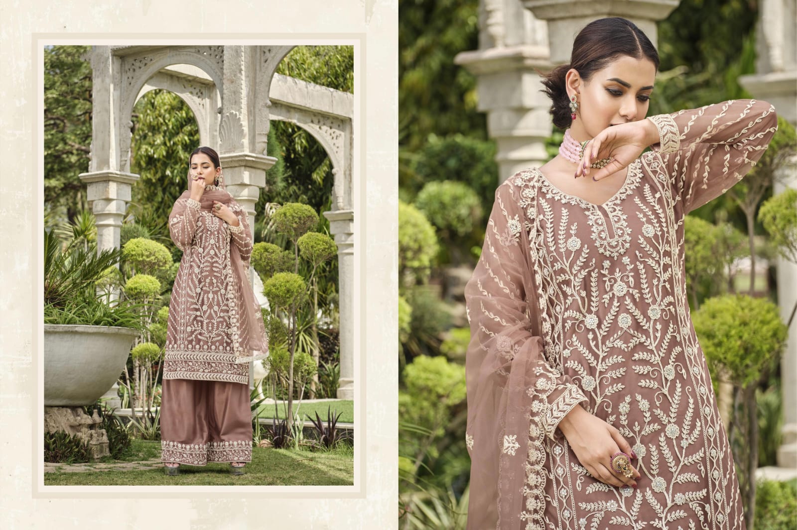 Designer Occasion Wear Pakistani Suit D.No.2091