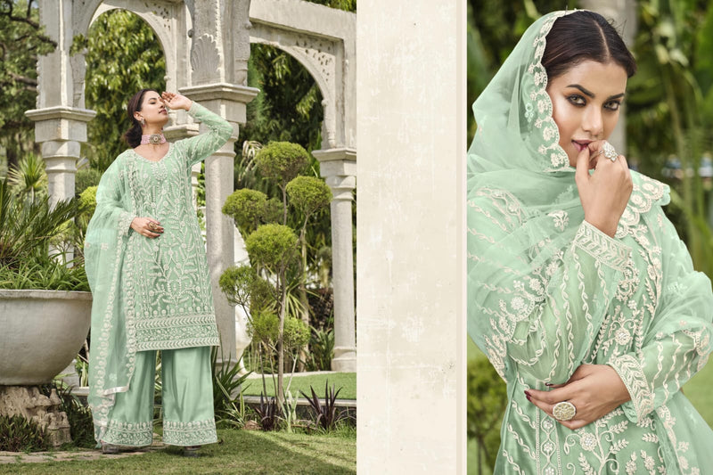 Designer Occasion Wear Pakistani Suit D.No.2091-A