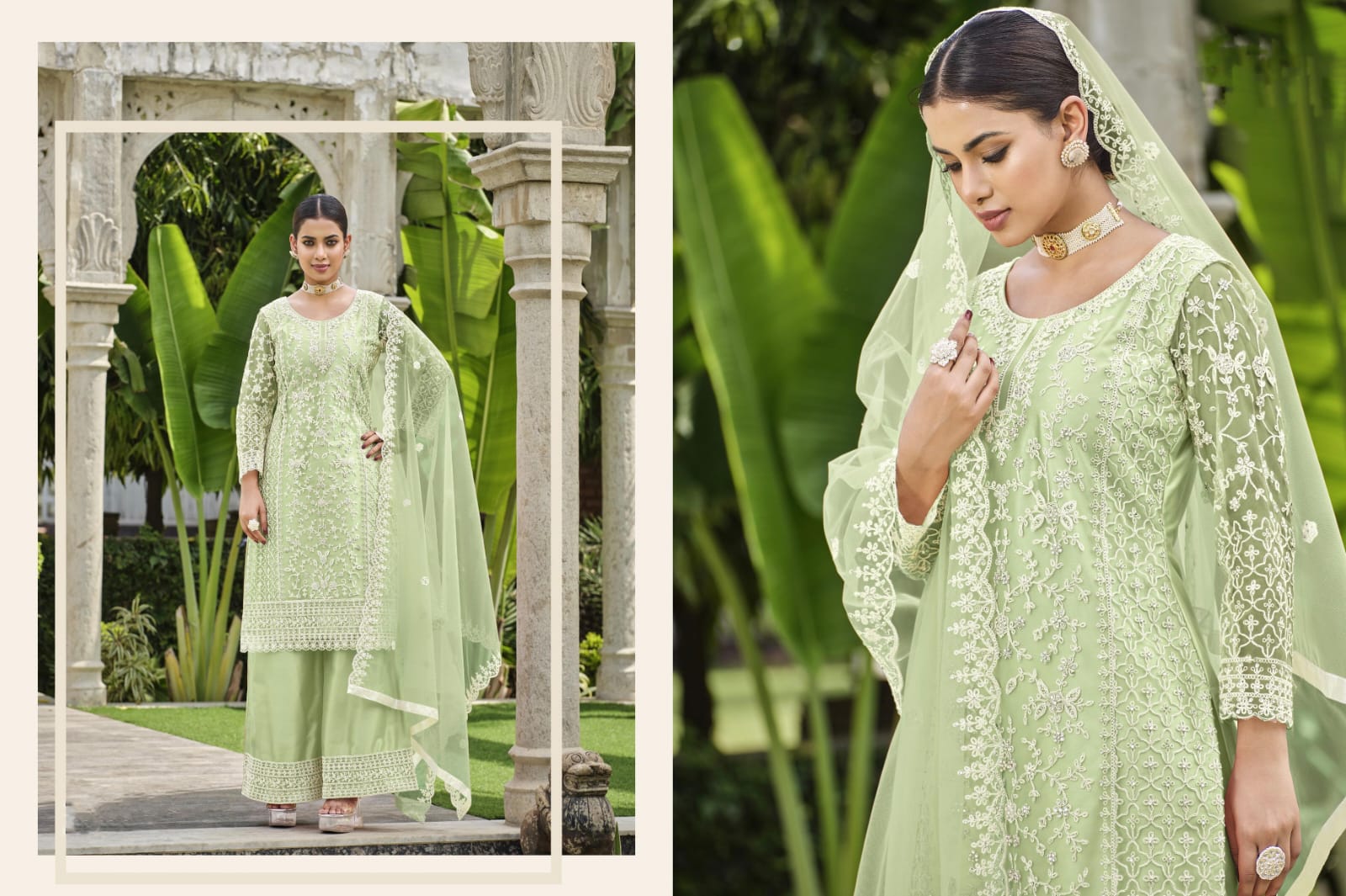 Designer Occasion Wear Pakistani Suit D.No.2093-A