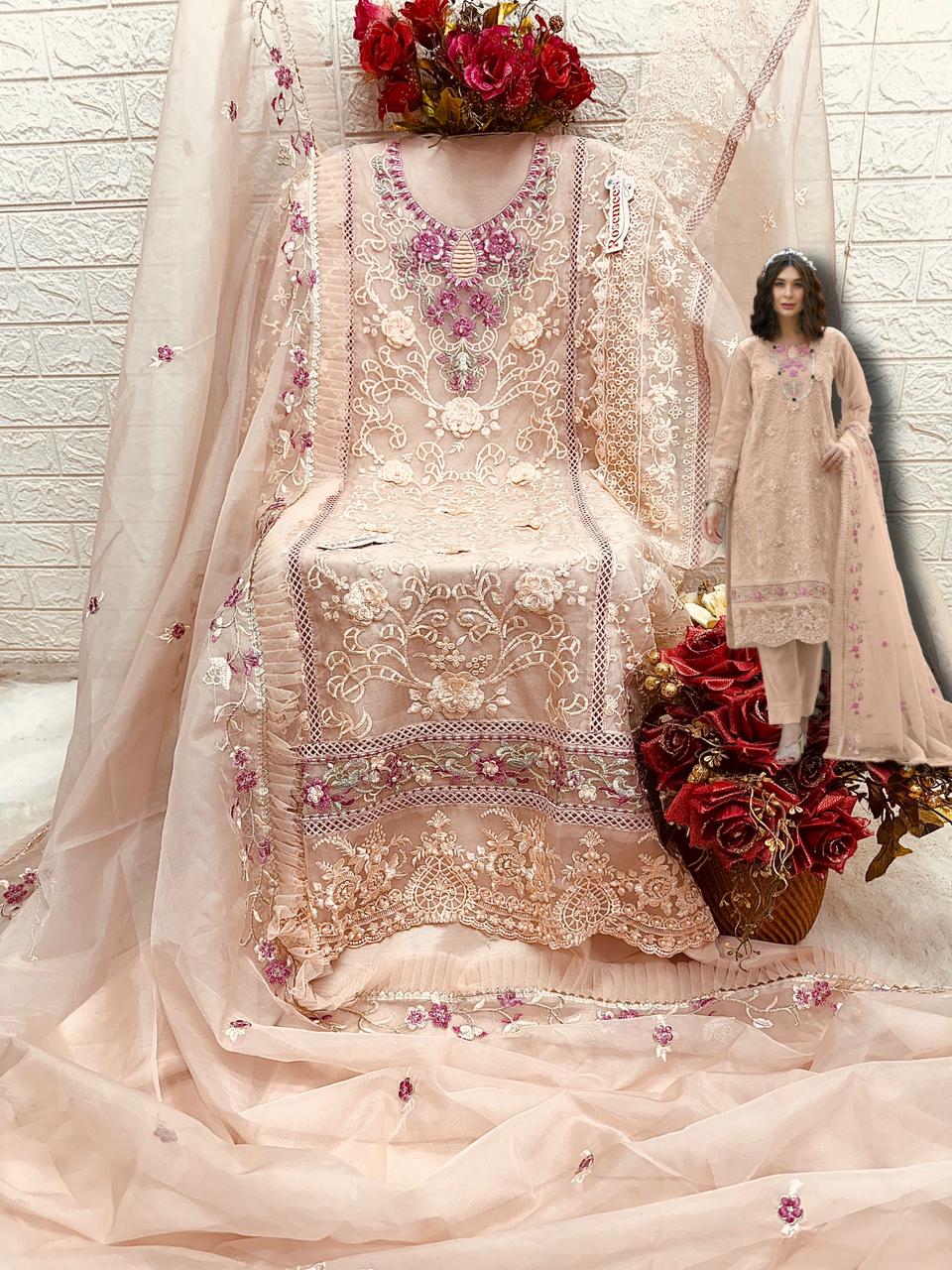Fepic Rosemeen Designer Pakistani Suit D.No.C-1759-C