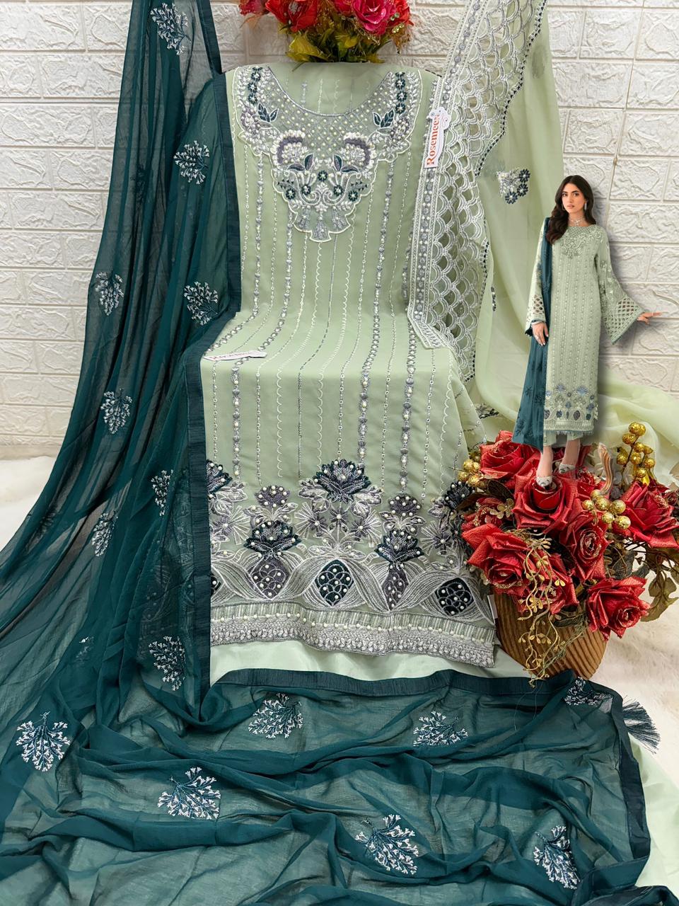 Fepic Rosemeen Designer Pakistani Suit D.No.C-1739-C