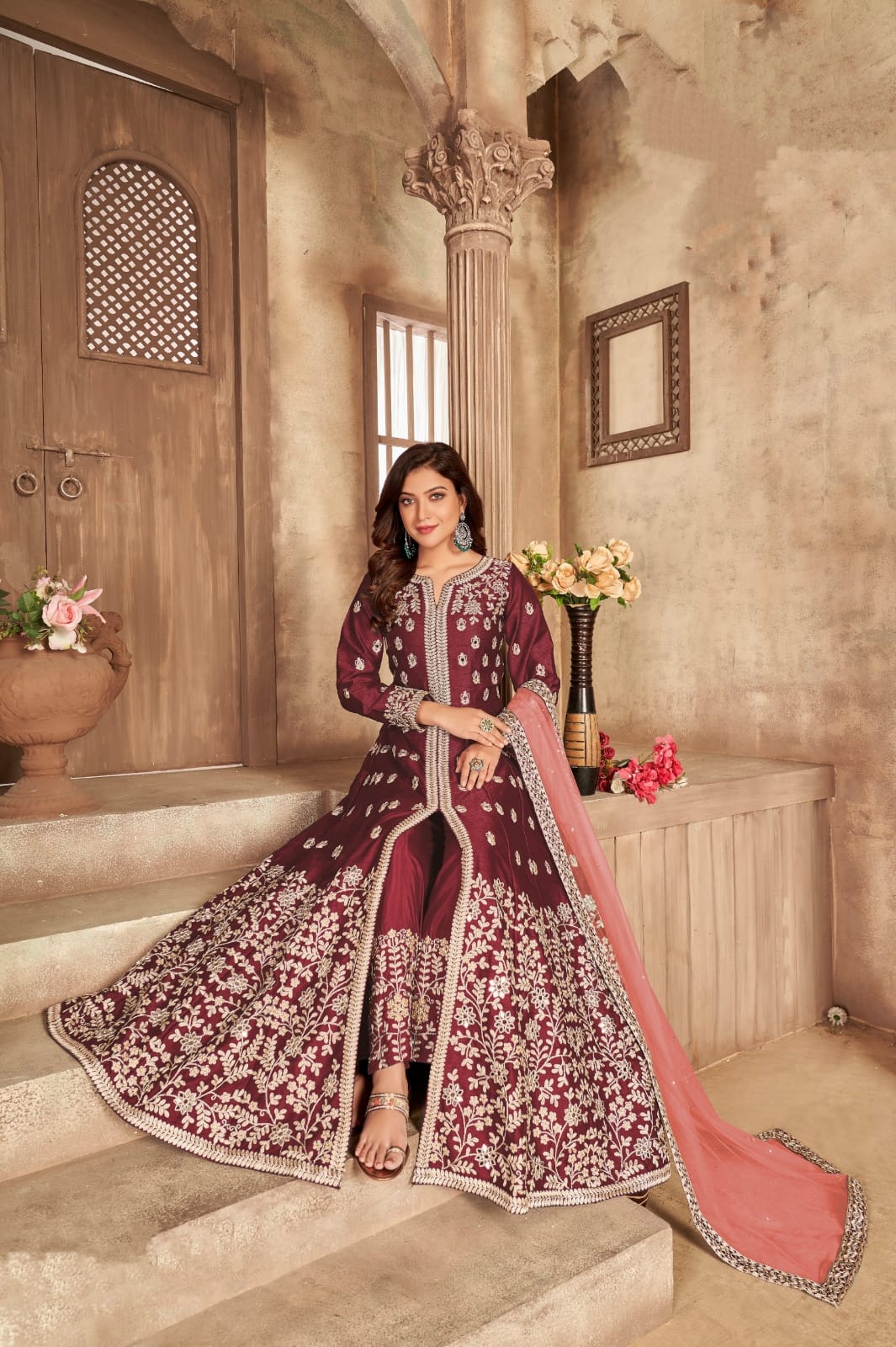 Designer Wedding Wear Latest Anarkali Salwar Suit