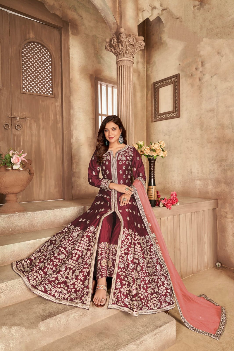 Designer Wedding Wear Latest Anarkali Salwar Suit
