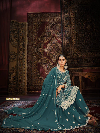 Designer Occasion Wear Latest Punjabi Style Suit