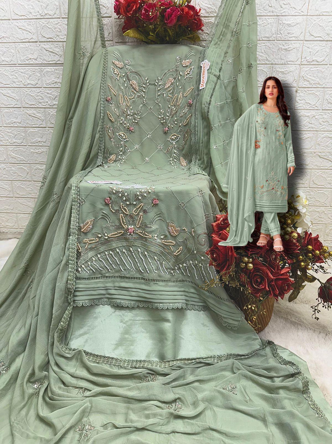 Fepic Rosemeen Festive Wear Salwar Suit D.No.C-1665-H