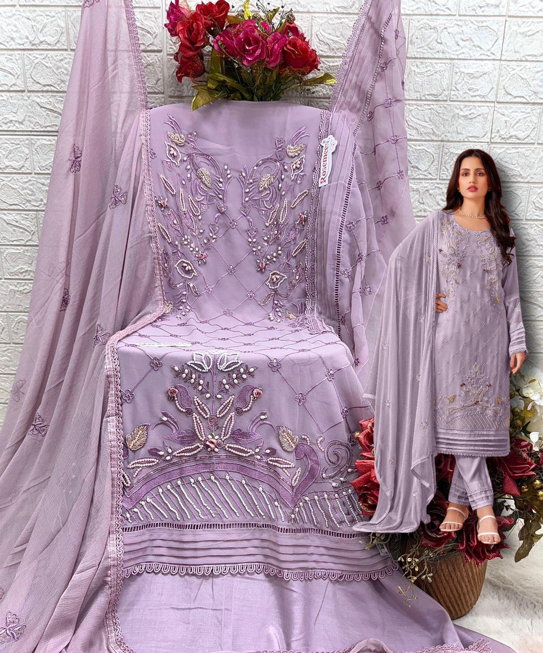 Fepic Rosemeen Festive Wear Salwar Suit D.No.C-1665-E
