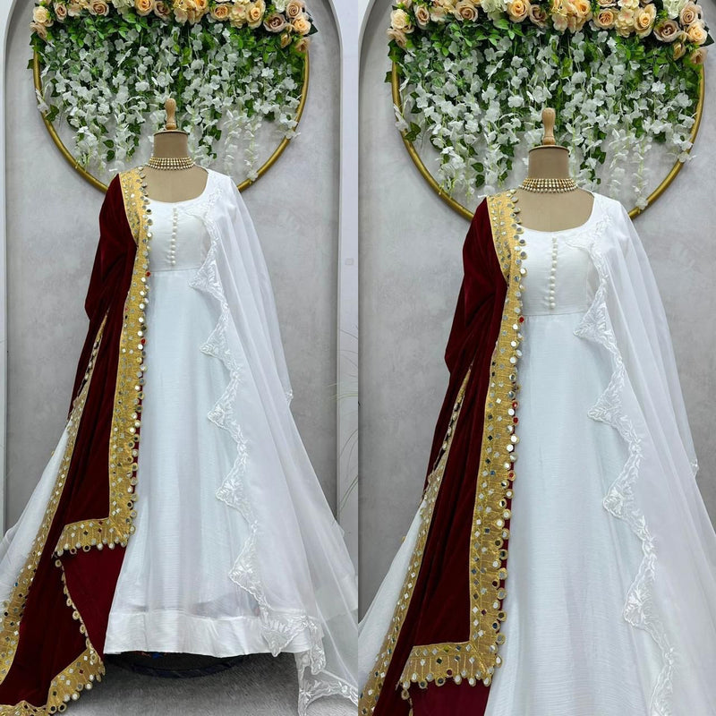 Designer Party Wear Velvet Salwar Suit