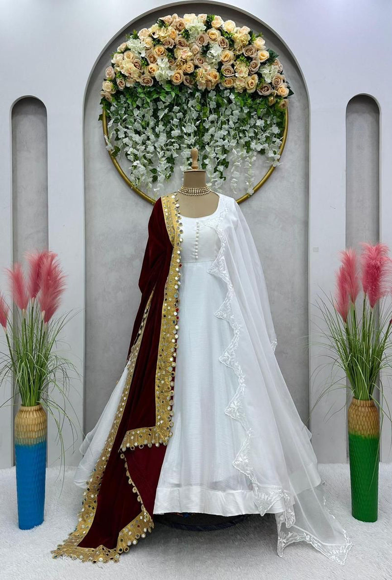 Designer Party Wear Velvet Salwar Suit