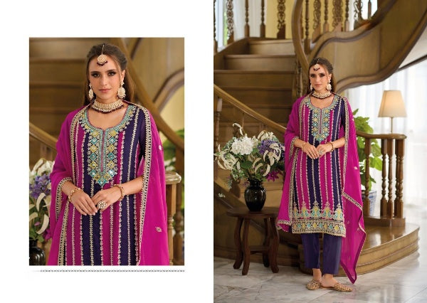 Beauitiful Designer Party Wear Latest Punjabi Style Salwar Suit