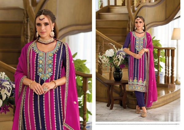 Beauitiful Designer Party Wear Latest Punjabi Style Salwar Suit