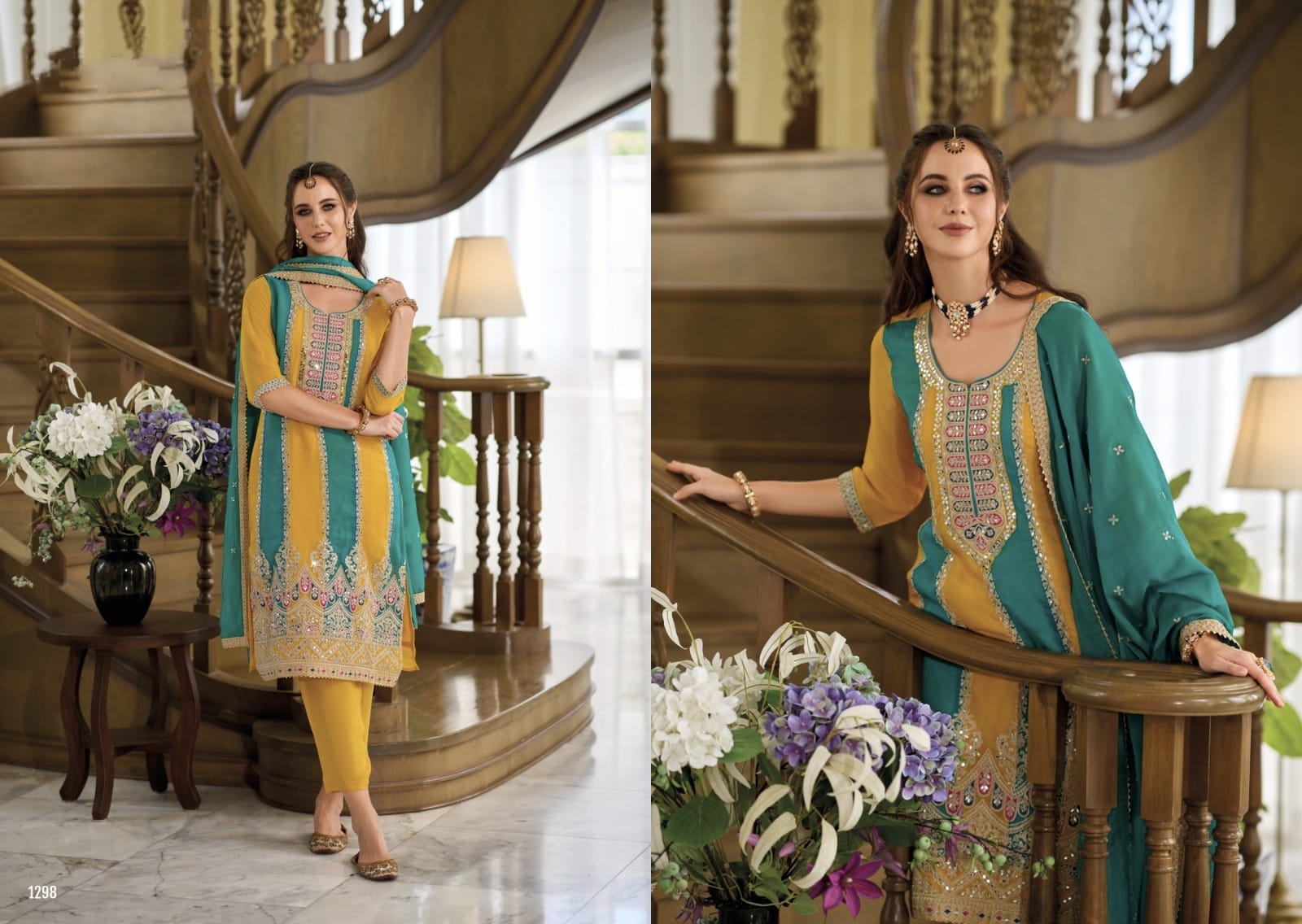 Beauitiful Designer Party Wear Latest Punjabi Style Salwar Suit
