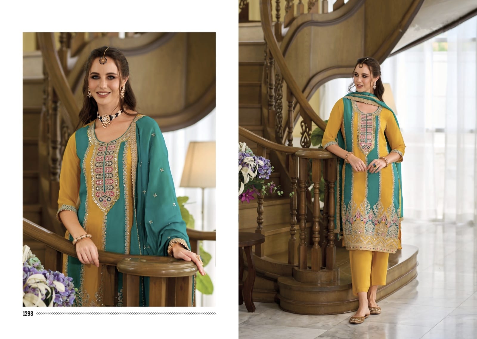 Beauitiful Designer Party Wear Latest Punjabi Style Salwar Suit
