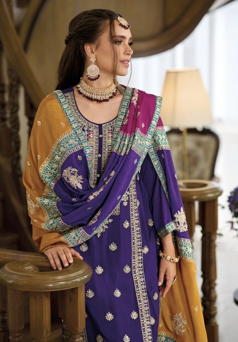 Designer Occasion Wear Latest Punjabi Style Salwar Suit