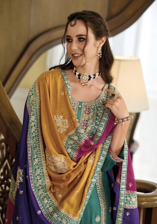 Designer Occasion Wear Latest Punjabi Style Salwar Suit