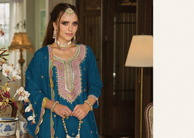 Designer Party Wear Latest Anarkali Style Salwar Suit