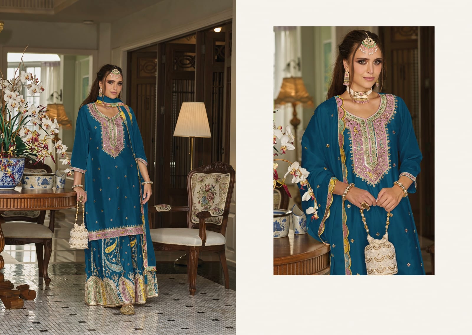 Designer Party Wear Latest Anarkali Style Salwar Suit