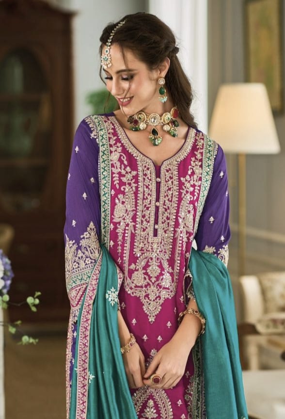 Party Wear Designer Latest Pakistani Style Salwar Suit