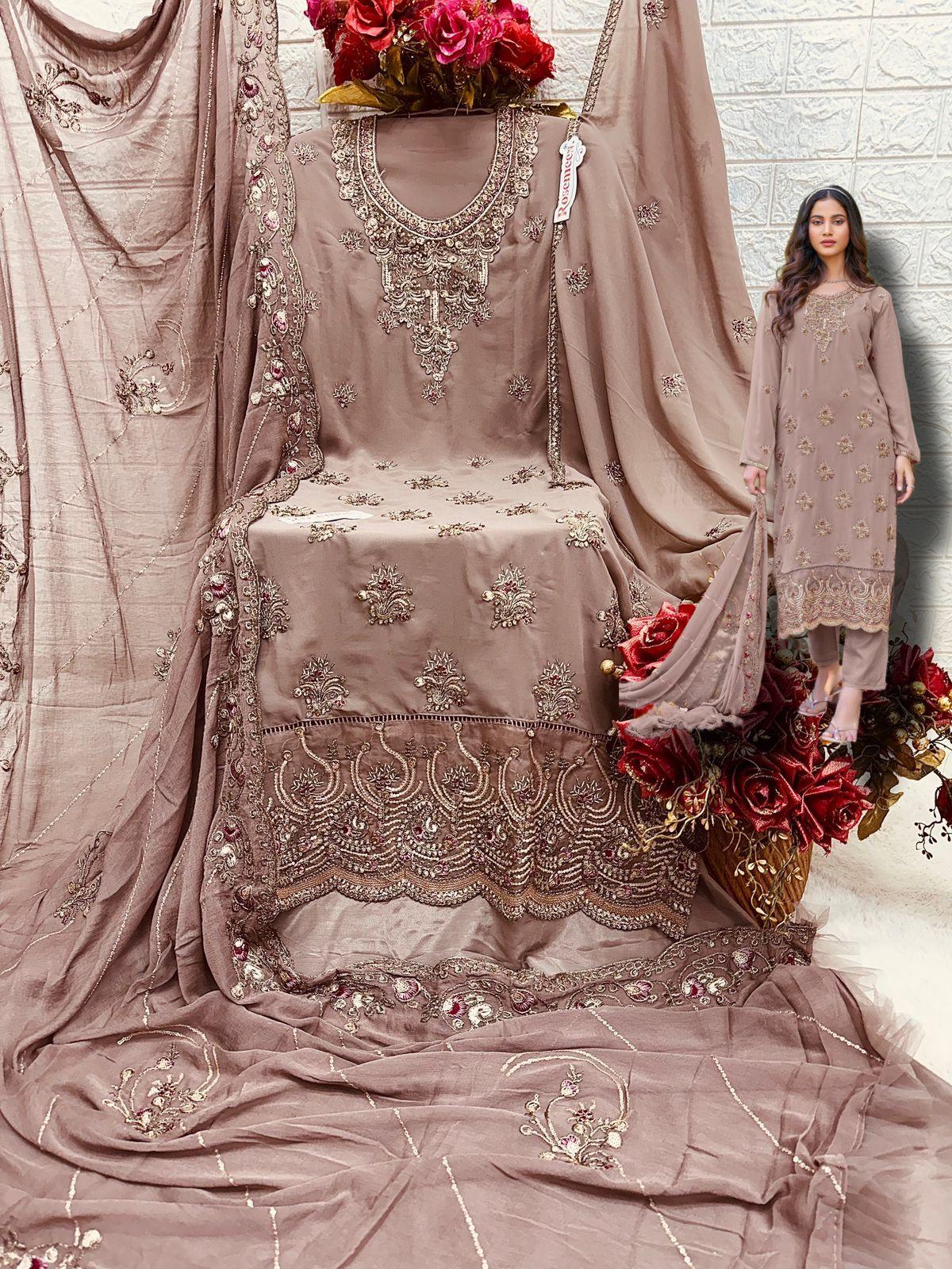 Fepic Rosemeen Designer Pakistani Suit D.No.C-1718-B