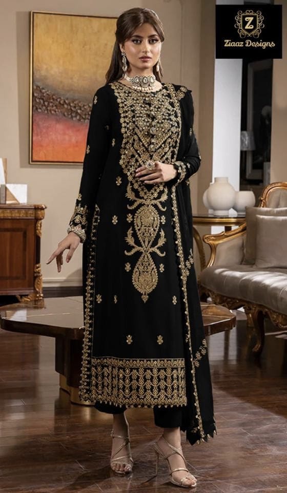 Ziaaz-7773 Designer Latest Pakistani Salwar Suit D.No.420-D